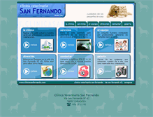 Tablet Screenshot of clinicasanfernando.com